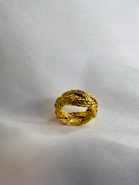 Woven Gold Ring