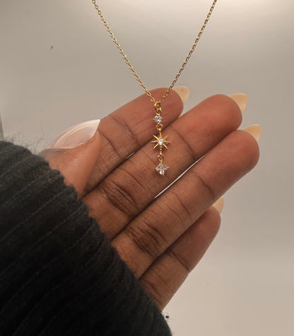 Dangle Stars Necklace
