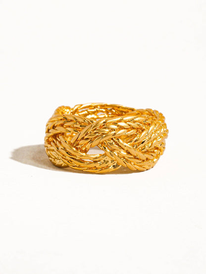 Woven Gold Ring