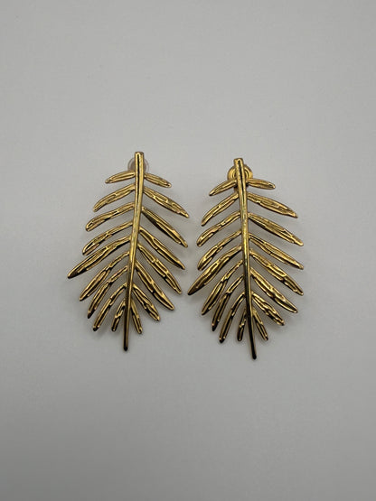 Leaf Stud Earrings