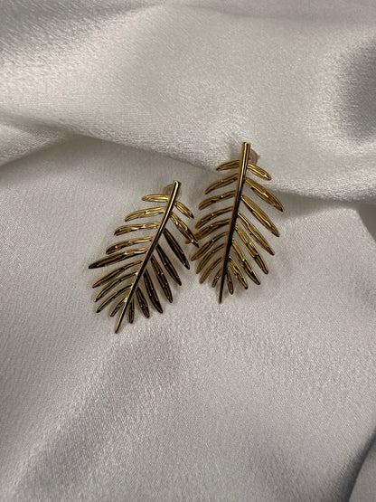 Leaf Stud Earrings