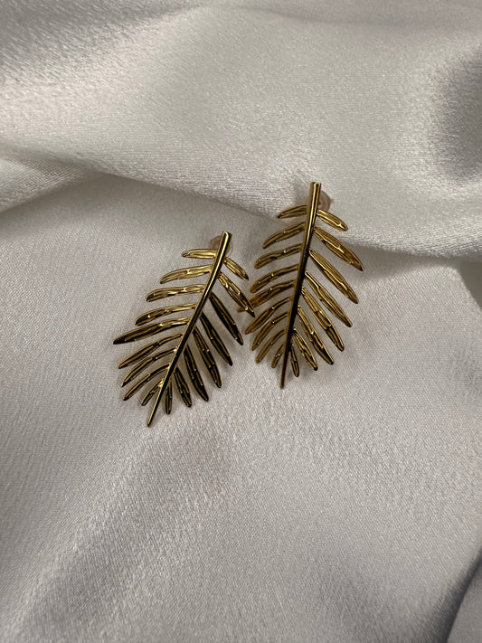 Leaf Stud Earrings